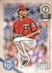 2018 Topps Gypsy Queen Base Set Felix Jorge #104 card