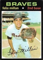 1971 Topps Base Set Felix Millan #81 card