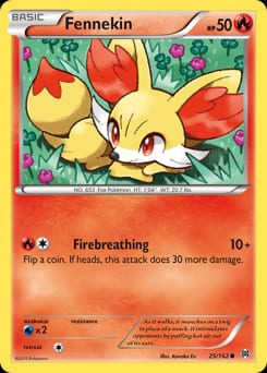 BREAKthrough Fennekin #25 card