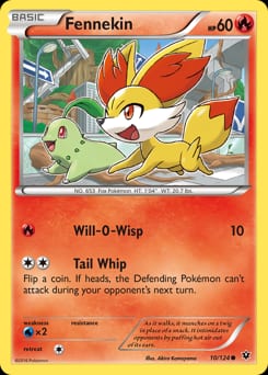 Fates Collide Fennekin #10 card