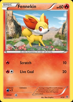 Kalos Starter Set Fennekin #8 card