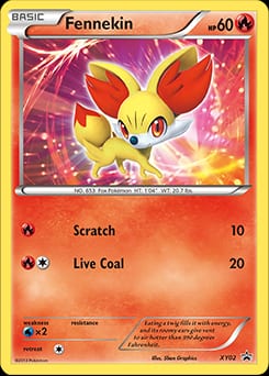 XY Black Star Promos Fennekin #XY02 card