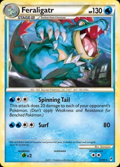 Call of Legends Feraligatr #25 card