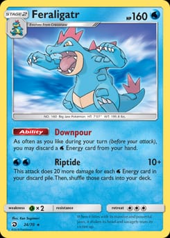 Dragon Majesty Feraligatr #24 card
