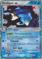 2005 Unseen Forces Feraligatr ex #103 card