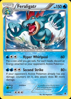 2014 Phantom Forces Feraligatr #17 card