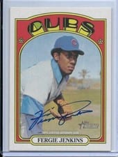 2021 Topps Heritage Real One Autographs Fergie Jenkins #ROA-FJ card