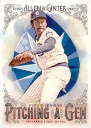 2022 Topps Allen & Ginter Pitching a Gem Fergie Jenkins #PAG-5 card