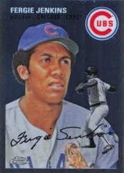 2023 Topps Chrome Platinum Anniversary Base Set Fergie Jenkins #452 card