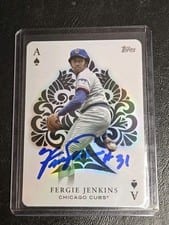 2023 Topps Update All Aces Autographs Fergie Jenkins #AA-58 card