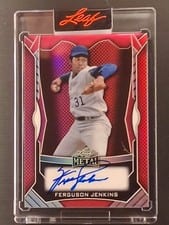 2025 Leaf Spectacular Baseball Metal Autographs Ferguson Jenkins #MA-FJ1 card