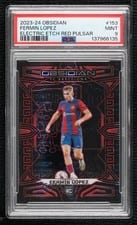 2023 Panini Obsidian Fermin Lopez Red Pulsar Electric Etch #153 card