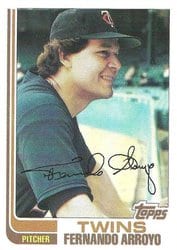 1982 Topps Base Set Fernando Arroyo #18 card