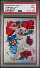 2024 Bowman Draft Final Draft Fernando Cruz #FD-3 card