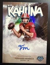 2025 Bowman University Chrome The Big Kahuna Autographs Fernando Mendoza #BK-FM card