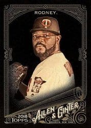 2018 Topps Allen & Ginter X Base Set Fernando Rodney #209 card