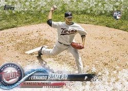 2018 Topps Holiday Base Set Fernando Romero #HMW174 card