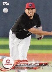 2018 Topps Pro Debut Base Set Fernando Romero #195 card