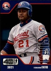 2002 Upper Deck 40-Man Base Set Fernando Tatis #716 card