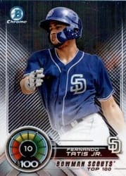 2018 Bowman Scouts Top 100 Fernando Tatis Jr. #BTP-10 card