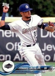 2018 Topps Pro Debut Base Set Fernando Tatis Jr. #55 card