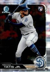 2019 Bowman Chrome Base Set Fernando Tatis Jr. #26 card