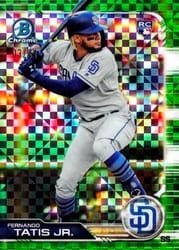2019 Bowman Chrome X Base Set Fernando Tatis Jr. #26 card