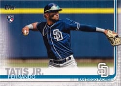 2019 Topps Base Set Fernando Tatis Jr. #410 card