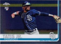 2019 Topps Chrome Base Set Fernando Tatis Jr. #203 card