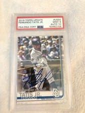 2019 Topps Chrome Rookie Debut Autograph Fernando Tatis Jr. #FT card