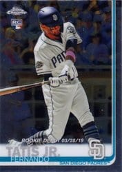 2019 Topps Chrome Update Base Set Fernando Tatis Jr. #54 card