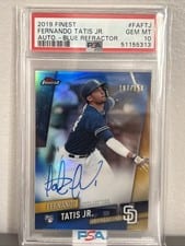 2019 Topps Finest Autographs Fernando Tatis Jr. #FA-FTJ card