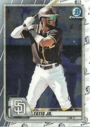 2020 Bowman Chrome Base Set Fernando Tatis Jr. #82 card