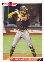 2020 Bowman Heritage Base Set Fernando Tatis Jr. #47 card