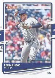 2020 Donruss Base Set Fernando Tatis Jr. #83 card