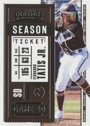 2020 Panini Contenders Base Set Fernando Tatis Jr. #49 card