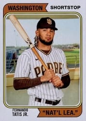2020 Topps Archives Base Set Fernando Tatis Jr. #185 card