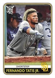2020 Topps Big League Base Set Fernando Tatis Jr. #102 card
