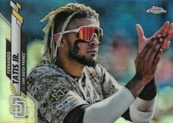 2020 Topps Chrome Base Set Fernando Tatis Jr. #84b card