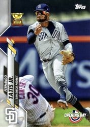 2020 Topps Opening Day Base Set Fernando Tatis Jr. #189 card