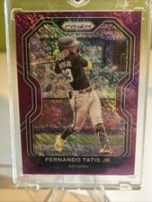 2021 Panini Prizm Fernando Tatis Jr. Purple Shimmer #161 card