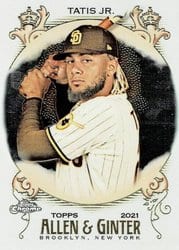 2021 Topps Allen & Ginter Chrome Base Set Fernando Tatis Jr. #35 card