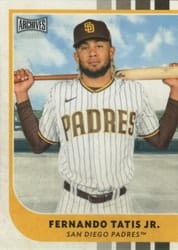 2021 Topps Archives Snapshots Base Set Fernando Tatis Jr. #1 card