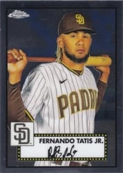 2021 Topps Chrome Platinum Anniversary Base Set Fernando Tatis Jr. #141 card