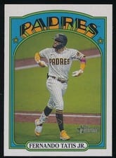 2021 Topps Heritage Fernando Tatis Jr. Error #137 card