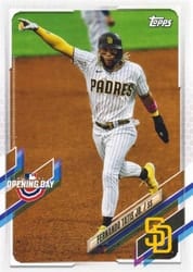 2021 Topps Opening Day Base Set Fernando Tatis Jr. #1 card