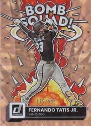 2022 Donruss Bomb Squad Fernando Tatis Jr. #BS-5 card