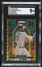 2022 Panini Prizm Stained Glass Fernando Tatis Jr. Gold Prizm #SG-1 card