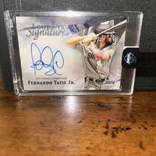 2022 Stadium Club Chrome Lone Star Signatures Fernando Tatis Jr. #LLS-FT card