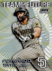 2022 Stadium Club Chrome Team of the Future Fernando Tatis Jr. #TOF-14 card